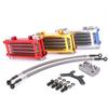 Oil Cooling Cooler Radiator Motorcycle  Oil Cooler Set For 50 70 90 110 125 140cc Dirt Bike Monkey Bike DAX Pocket Bike ATV Moto