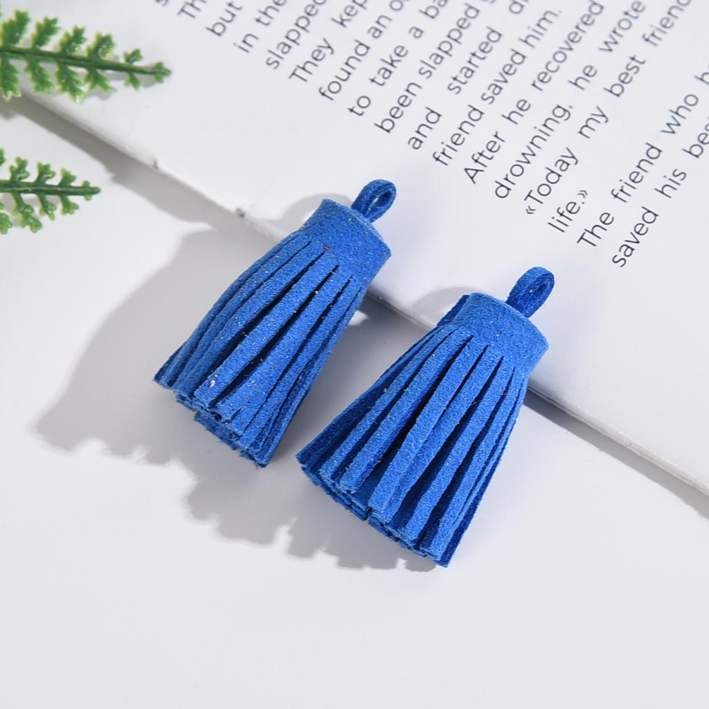 5-20Pcs 3cm Mini Leather Tassel Keychain Tassel Phone Tassels Pendant For DIY Craft Jewelry Making Bracelet Earrings Accessories