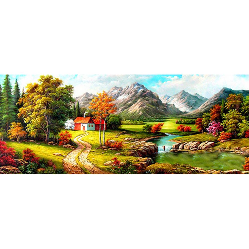 Full Drill DIY 5D Picturi cu diamante City Night View Autocolant de perete Modele de broderie cu punct de cruce Mozaic