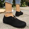 Large Size Single Shoes Women's Spring and Autumn New Fashion Round Head Lace-up Suede Outer Wear Single Shoes