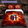 Bologna FC Themed Bedding 3Pcs Duvet Cover Set Decorative Bed Linen For Teen Room Home Decoration