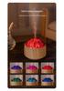 3D Flame Aromatherapy Essential Oil Diffuser and Mini Humidifier for Home Use