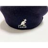 Used KANGOL Beret WOOL Navy Size L Made in England