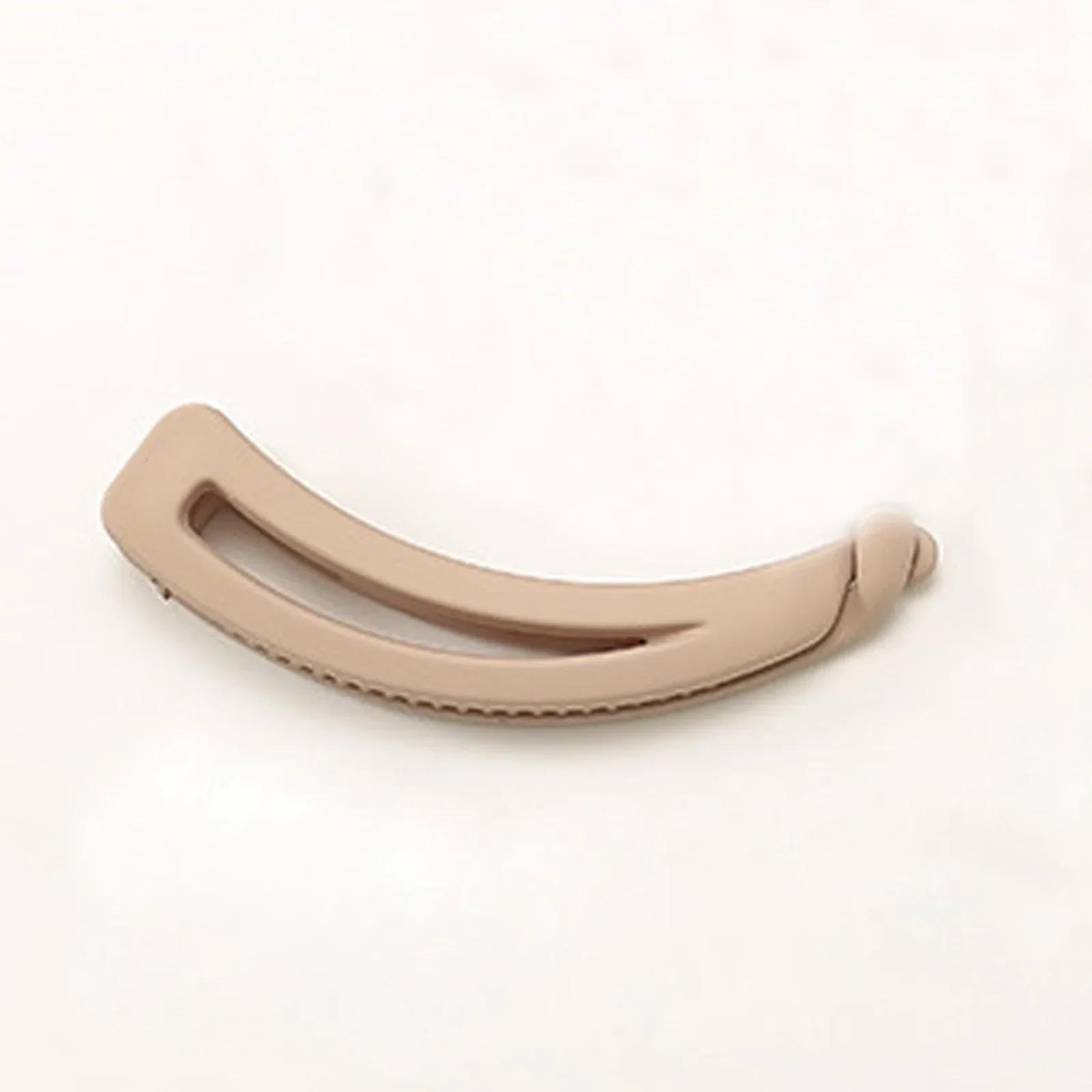 

1 шт. матовый винтажный банановый зажим для вьющихся длинных прямых коротких волос коготь для женщин и девочек укладка волос конский хвост держатель шпилька зажим захват бежевый