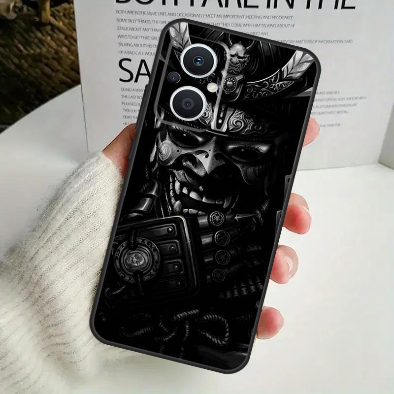 Japanese Samurai Warrior Case For OPPO Reno 12F 13F 14F 10 11 12 13 14 Pro 8T 7 8 Lite OPPO Find X6 X5 X8 X9 Pro Cover