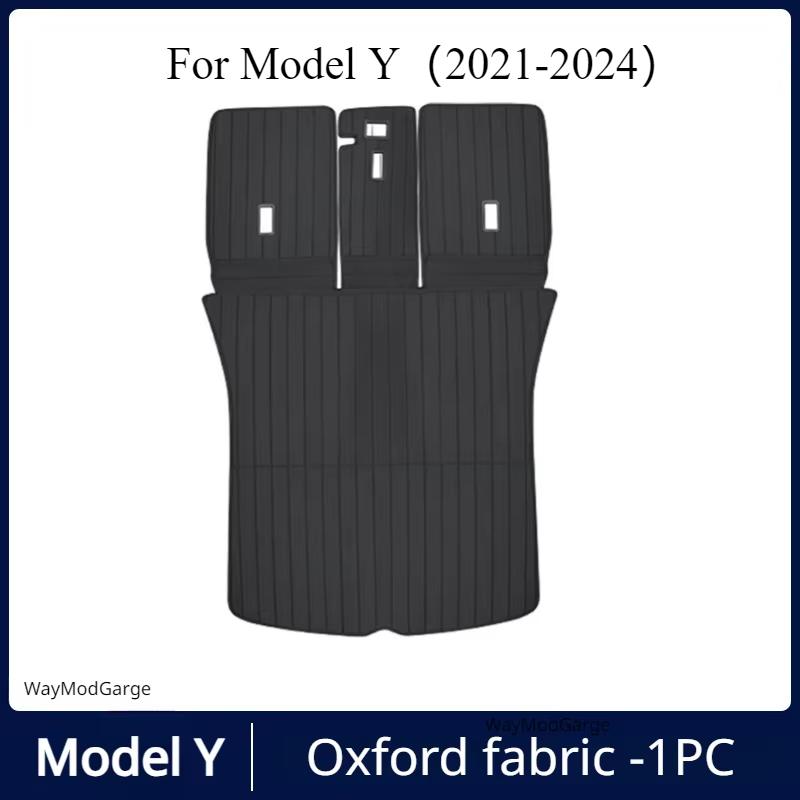 For Tesla Model Y Trunk Mats Fully Coverage Protection Non-Slip Both Sides Protective Pads Tailgate Pad Modely Car Accessories