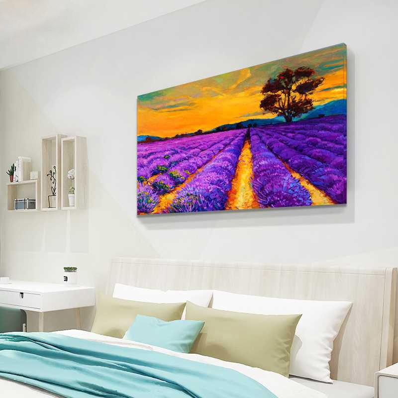 Elegant 40x60cm Canvas Print Unframed Landscape Painting For Living Room