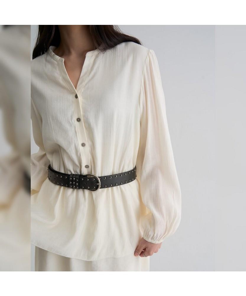 8SECONDS Long-Sleeved Mini Dress In Ivory