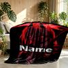 Custom Name Personalized Makima Chainsaw Man Print Blanket, Home Decor, Bedroom, Sofa, Camping, Couch, Gifts for Birthday ChristmasEnthusiasts