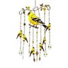 Colorful Bird Hanging Ornaments Acrylic Home Decoration Crafts Hummingbird Wind Chime  Courtyard