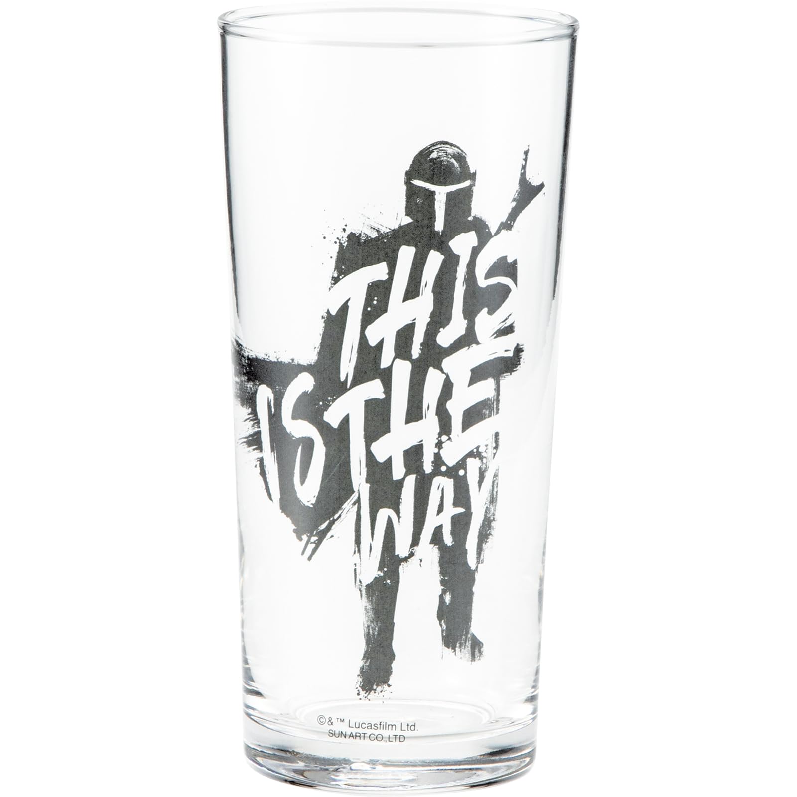 

Sun Art Long Glass THIS IS THE 8 x Mando Cinema Star Wars Birthday Made in Star Wars Tumbler, WAY, Approx. 15cm, 400ml, Art, Tableware, Merchandise,