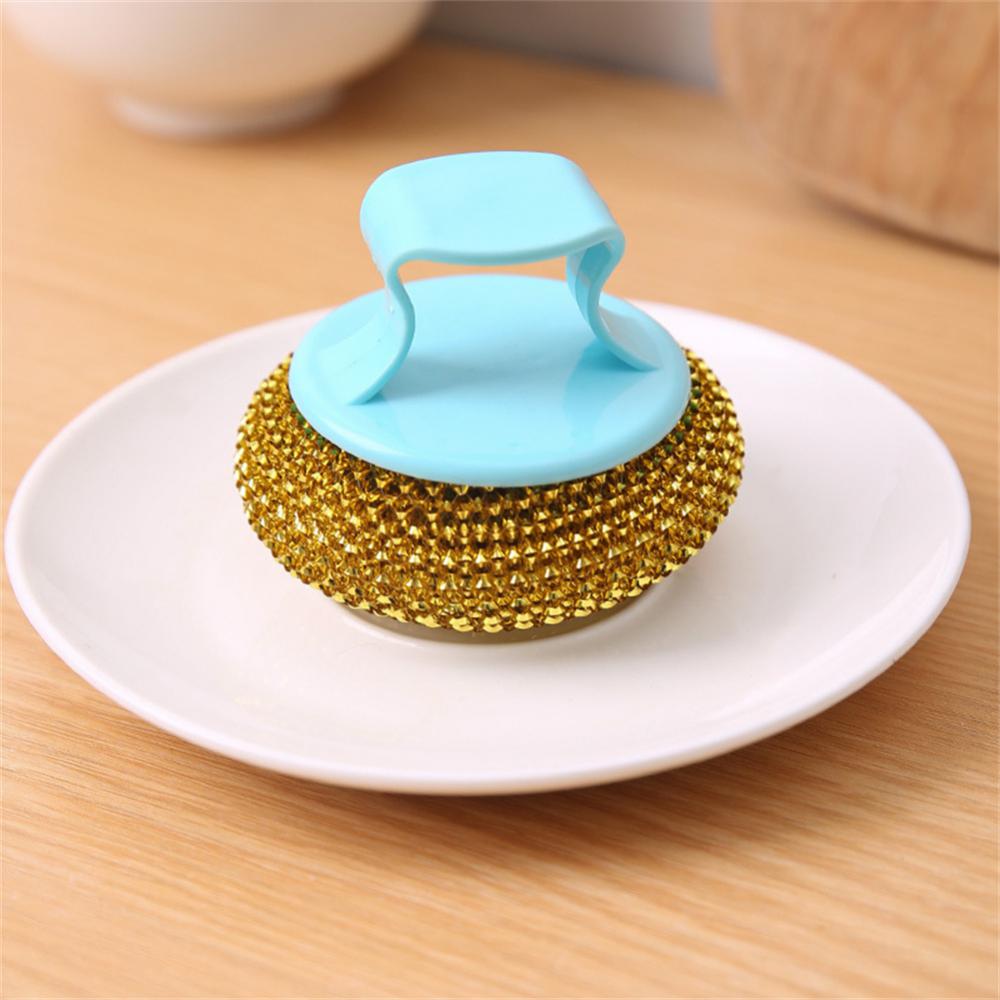 Cleaning Ball Household Firm Light Stainless Steel Cleaning Products Pot Brush Economic 360 Degree Cleaning Dishwashing Tool