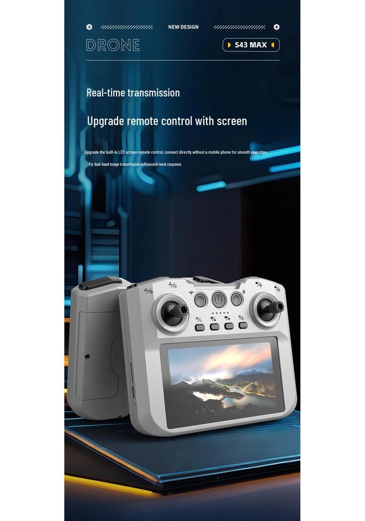 4K HD Dual Camera Quadcopter with Brushless Obstacle Avoidance and Light Flow Positioning