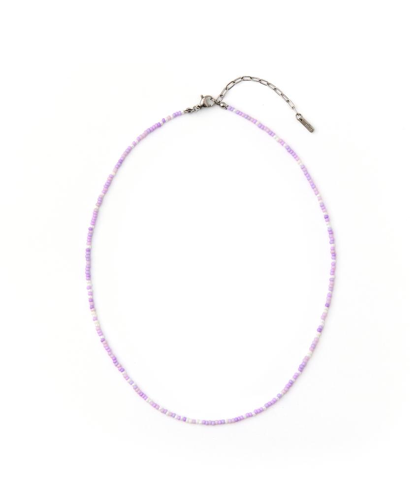 Romantinuer [2Pack] Pastel Bead Necklace (5 Colors)