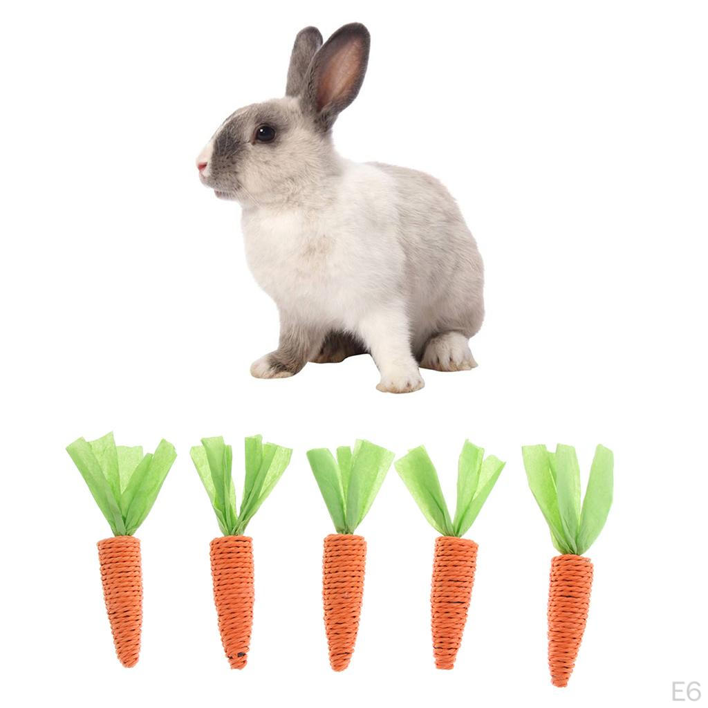 5 Count Chew Toy, Rope Carrot Bite - 3