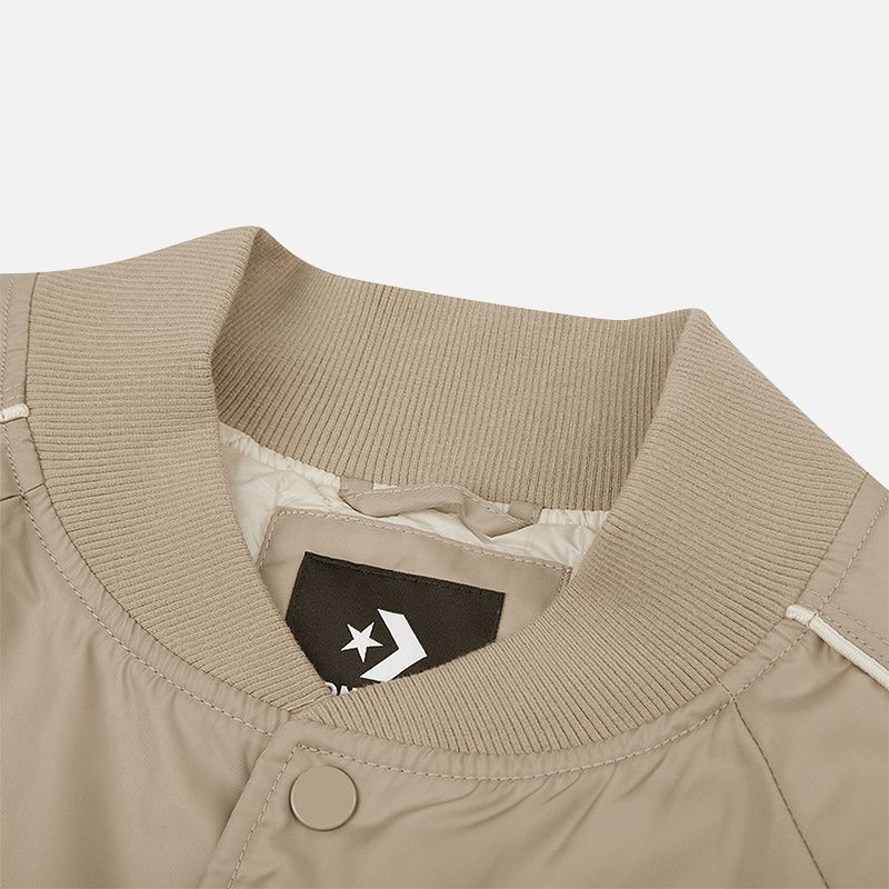 Converse All Star Puffer Jacket Men's Khaki 10027340-A02