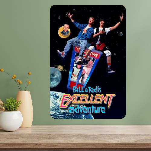 Bill Tedaposs Excellent Adventure Classic Movie Metal Poster Sign 20x30cm(7.8x11.8inch)