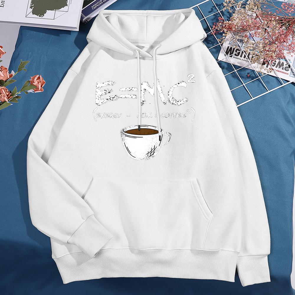 Energy Milk Coffee Fun Formula Hoody Men Women Cute Fitness Clothing Pattern Loose Sweatshirt Autumn Pullover Couple Hoodies