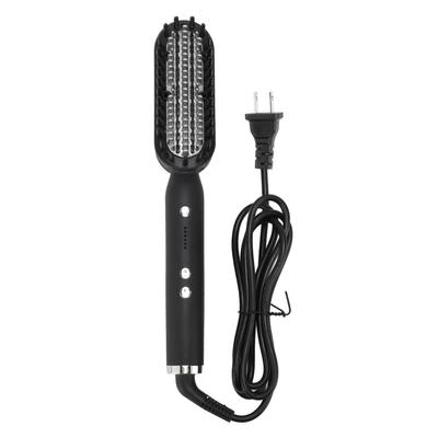 Hair Straightening Brush Heated Negative Ions Fast Heating Professional Hair Straightener Comb for