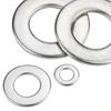 Stainless Steel M10 Round Flat Washers 1.5mm Thick for Door Hinges and Home Repairs Construction Mechanical Applications