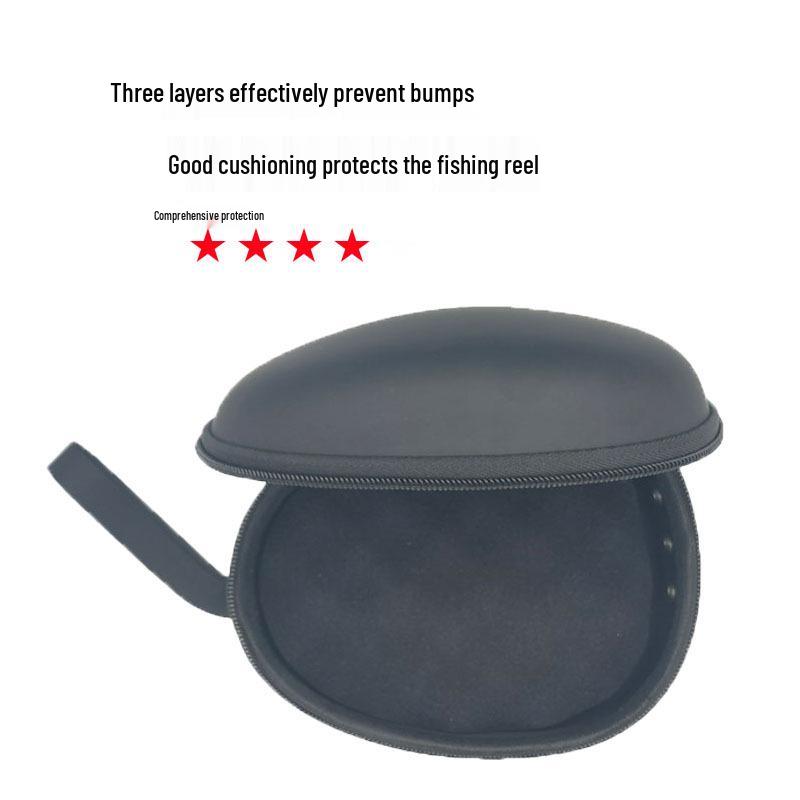 Universal EVA Fishing Reel Bag - Customizable Logo - Fits Spinning, Baitcasting, Raft Reels - Durable Protection Box