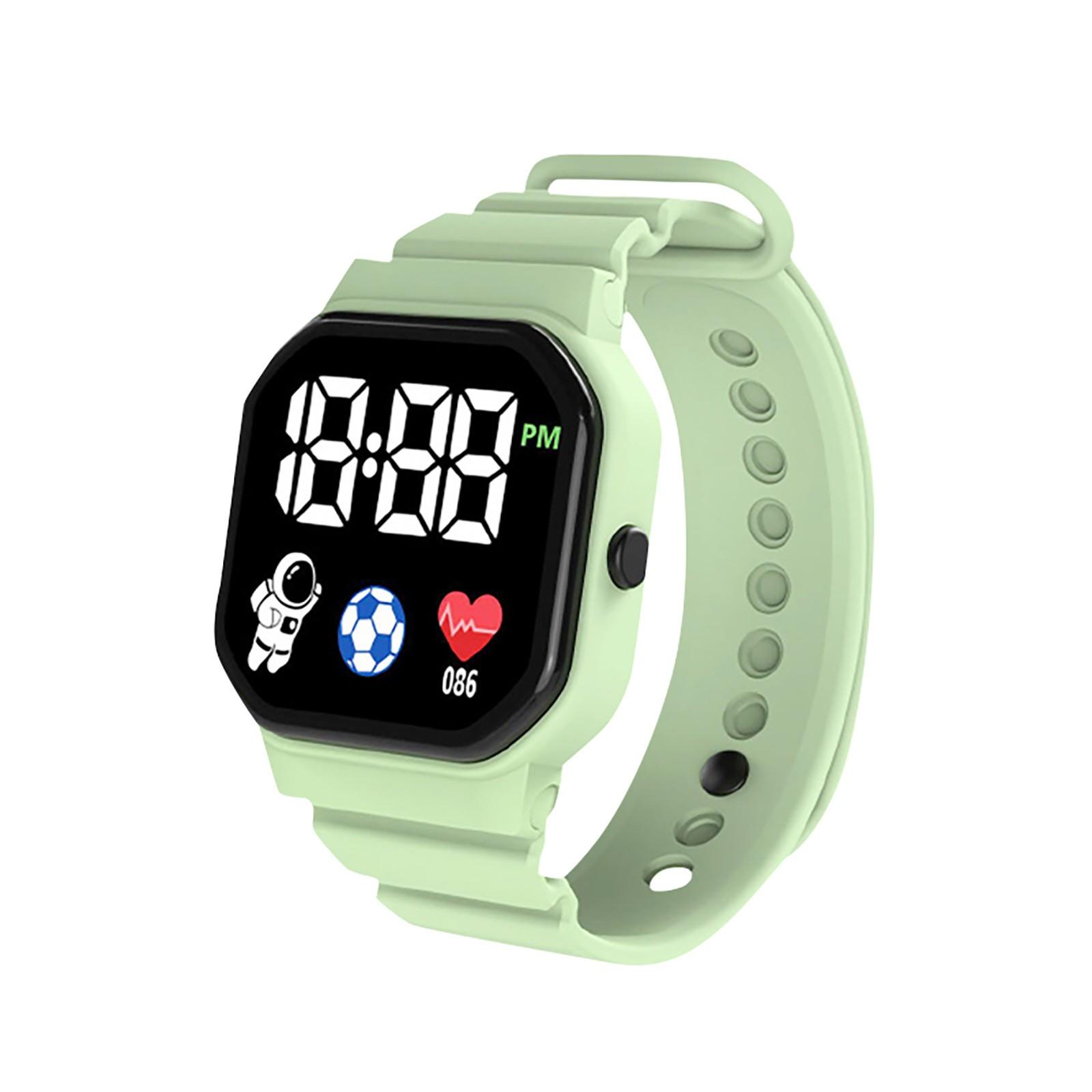 

Детские спортивные часы, подходящие для уличных электронных часов студентов, отображающих время One Size