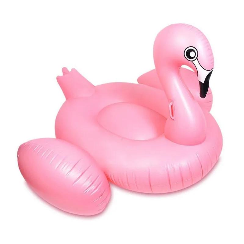 Materassino Gonfiabile Piscina Estiva Fenicottero Sport Acquatici all'Aperto Sdraio Gonfiabile con Maniglia Letto Galleggiante