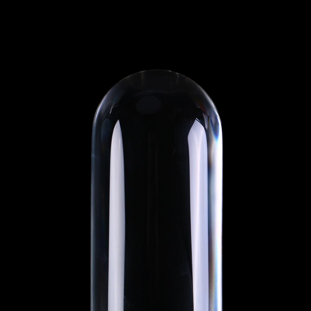 23Cm Glass Dildo Anal Butt Plug Dong Temperature Play Glass Dildos