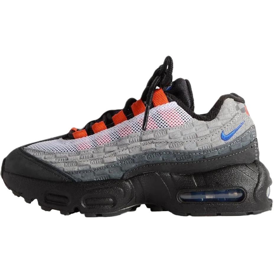 

KITH x Nike Air Max 95 Low top Kids Running Shoes Black Gray Children Aged 3 7 Years Old IO4642-001 33.5