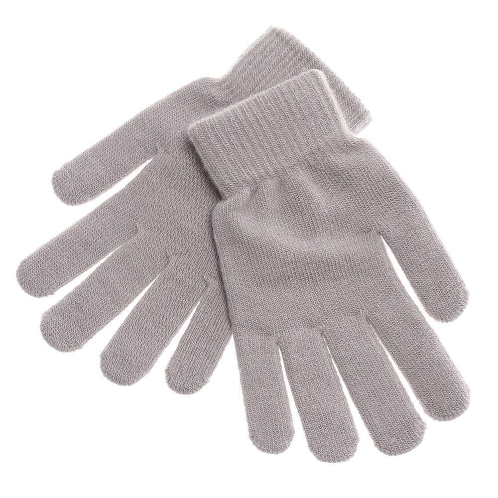 Plush Lining Full Fingered Gloves Thicken Women Men Mittens Ribbed Knitted Gloves  Winter Season