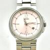 Used [New Battery] SEIKO Lukia Ladies Watch Pink Silver Date 7N82-6E00 000461