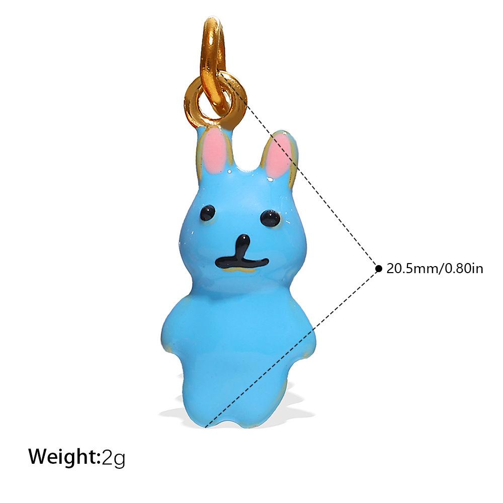 Kawaii Animal Kingdom | 18K Gold Plated Brass Enamel Animal Charm for Jewelry Making | Cute Cartoon Animal Pendant