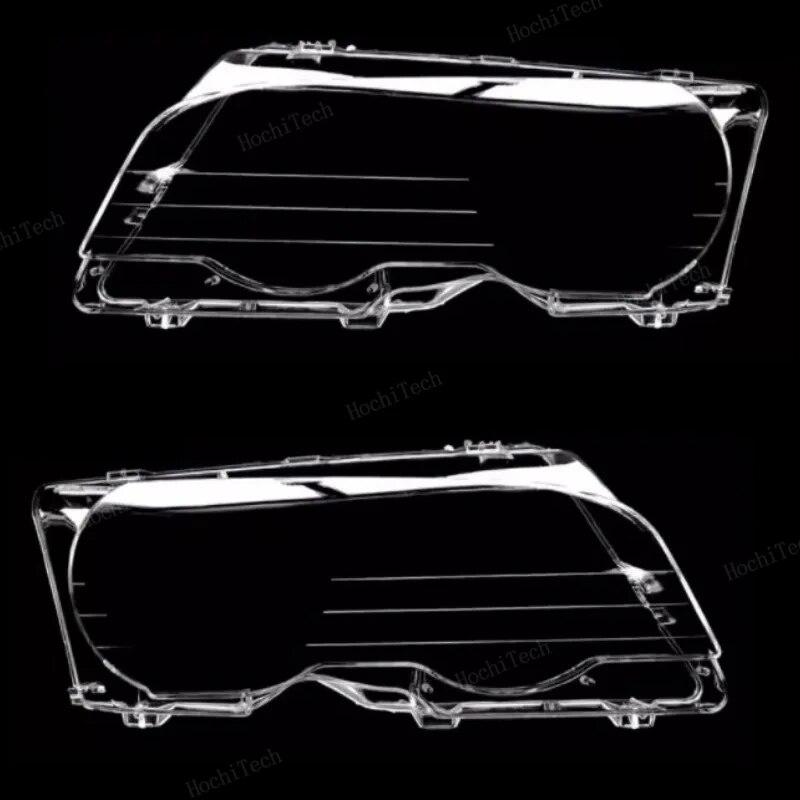 For BMW E46 Coupe Convertible 1999-2003 Pre-facelift M3 2000-2006 Car Headlight Clear Lens Headlamp Clear Cover Auto Accessories