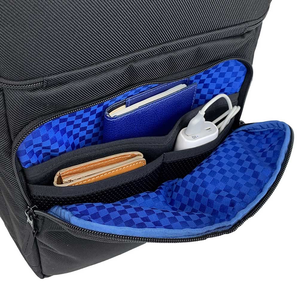 STARTTS STYLE RUCKSACK Backpack with Harness Pocket, Medium, Navy, KF-03-NV