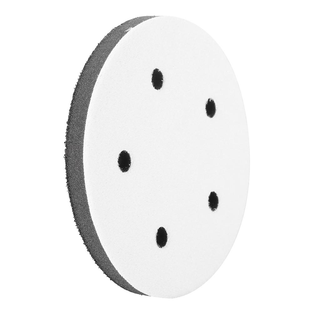 8 Holes Soft Sanding Interface Pad Soft Buffer Sponge Interface Cushion Pad for Sanding Pads Soft Sponge Sanding Pads