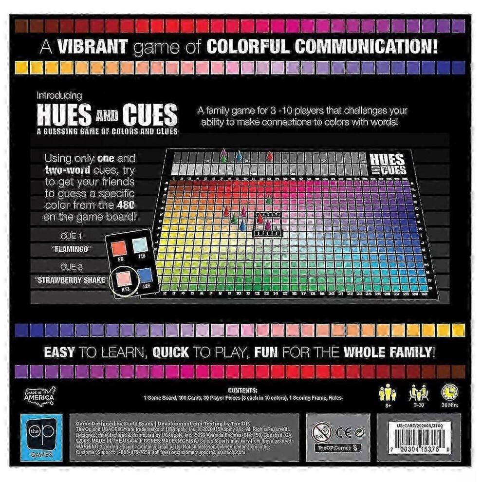 2025 Hues and Cues Brettspiel für 3-10 Spieler ab 8 Jahren