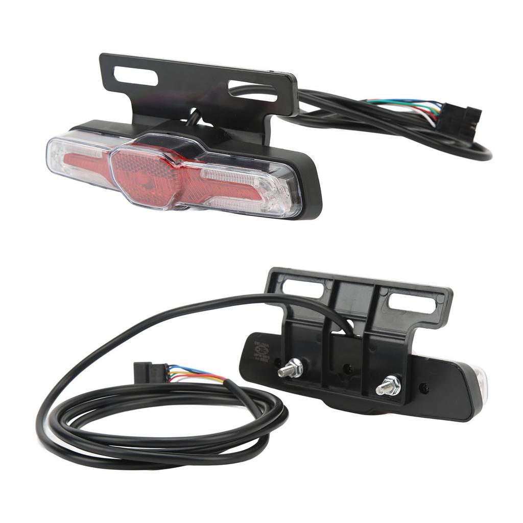 Electric Bike Taillight LED ABS Night Tail Light Turning Signal Light 24?48V for Riding
