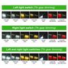 Portable Fold LED Flashlight 21 Modes Multifunctional Strong Magnet COB Work Light USB Charging Emergency Outdoor Camping Light