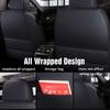 11PCS 5 Seats Car Seat Covers Automobiles Seat Covers Protector Cushion Deluxe PU Leather Front+Rear Full Set SUV Truck