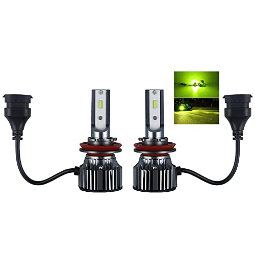 

MAZERO H8 H11 H16 Светодиодная противотуманная фара Лимонно-желтая Лампа головного света Противотуманная фара Лаймово-желтый Лимонно-желтый Чип CSP с функцией регулировки угла Встроенное охлаждение