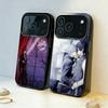 Anime V-Vampire K-Knight Phone Case For iPhone17,16,15,14,13,12,11,Pro,MAX Gray Matte Silicone Black Cover
