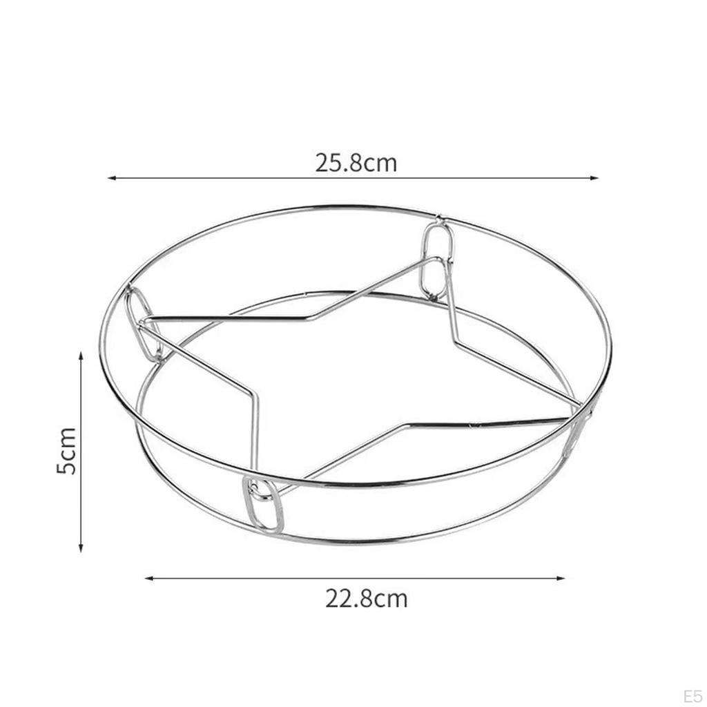 Edelstahl Dampfer Rack Kühlung Anti Skid Multifunktionale Dampfenden Wok Pan Halter für
