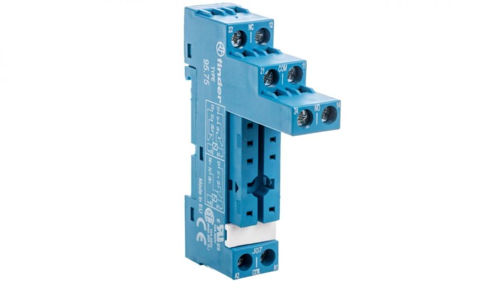 Socket for Relays Series 40.51/40.52/40.61/44.52/44.62 95.75Sma