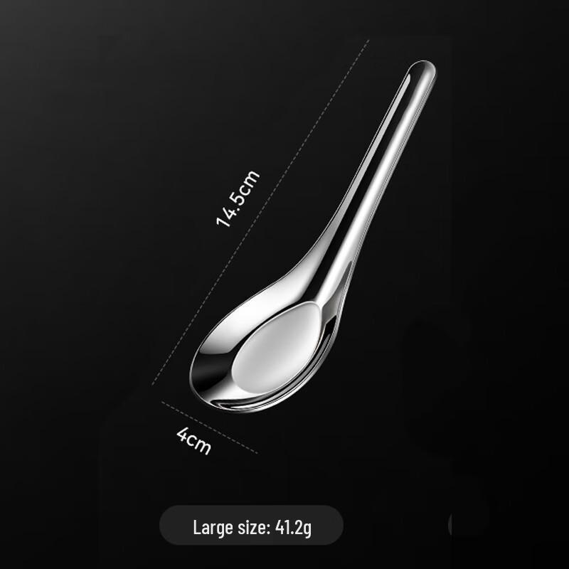 Ruhan 304 Stainless Steel Deep Soup & Dinner Spoons