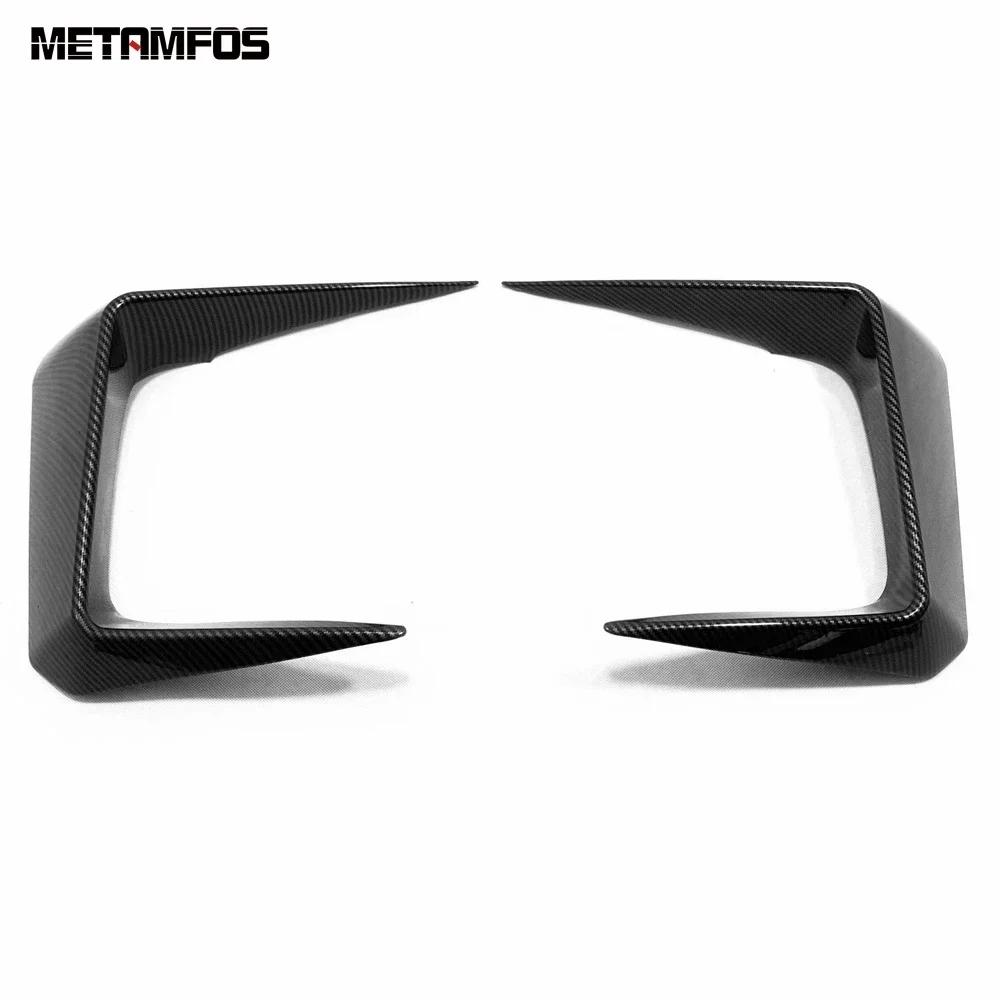 Front Fog Light Lamp Eyelid Eyebrow Trim For Toyota Rav4 Rav 4 Limited/LE/XLE/Hybrid -2024 2025 Carbon Fiber Car Accessories