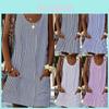 Elegancka Damska Letnia Koszulka Długa z Krótkim Rękawem Casualowa Mini Sukienka