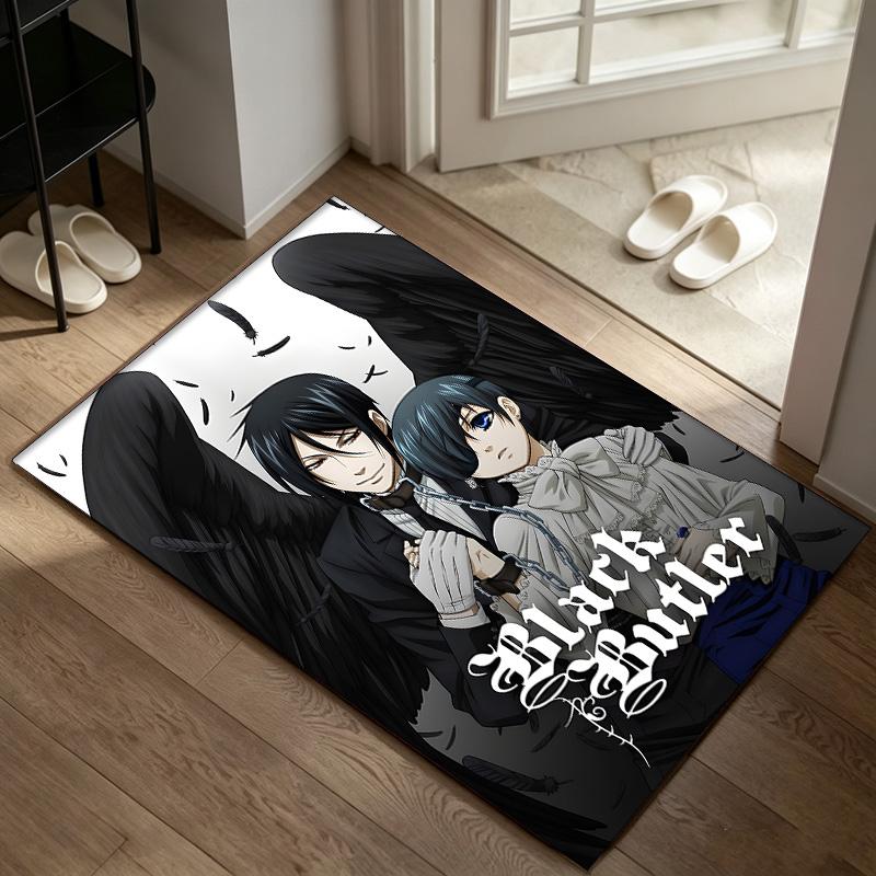 Black Butler  A rug suitable for office chair areas living rooms and computer desks perfect for home offices and an ideal holiday gift