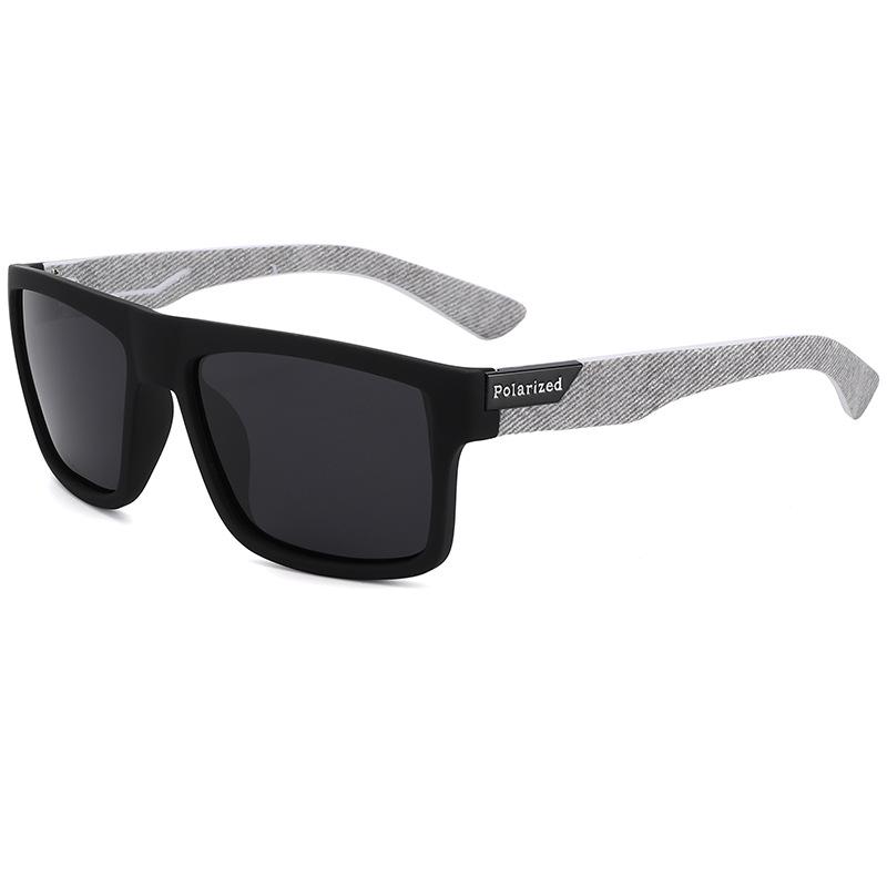 Men's Large Frame UV Protection Cycling and Driving Photochromic Polarized Sunglasses