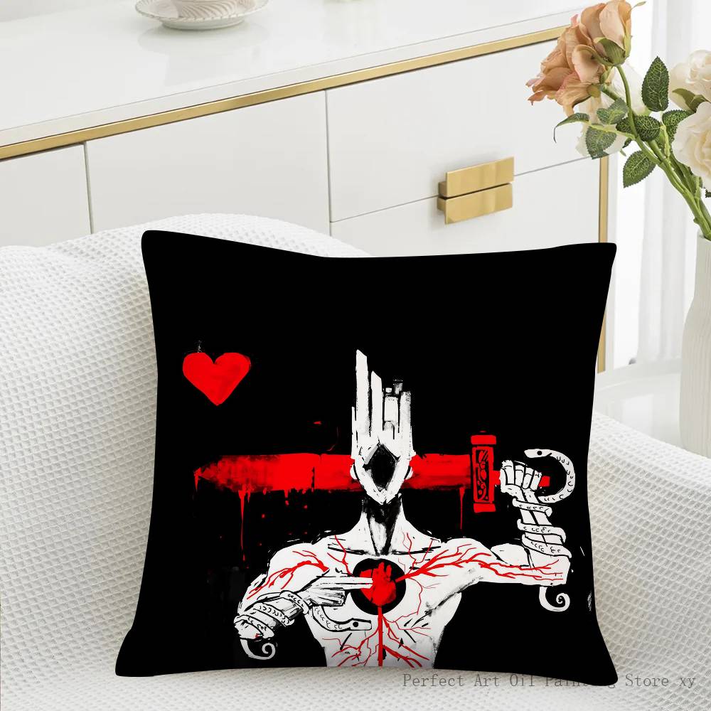 Video Game U-ULTRAKILL Pillow Case Fashion Square Pillowcase Bedroom Sofa Room Ins Decoration Leisure Cushion Cover