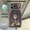P-Pretty Anime D-Derby Cute For iPhone 17,16,15,14,13,12,11,Pro,Max,Plus Transparent White Phone Case Magnetic Wireless Charging